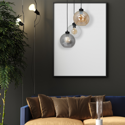 Milagro lampa wisząca Sofia Mix 3xE27 czarny MLP6585 (MLP6585)