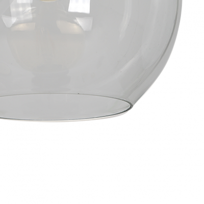 Milagro plafon Sofia Clear 3xE27 czarny MLP6586 (MLP6586)