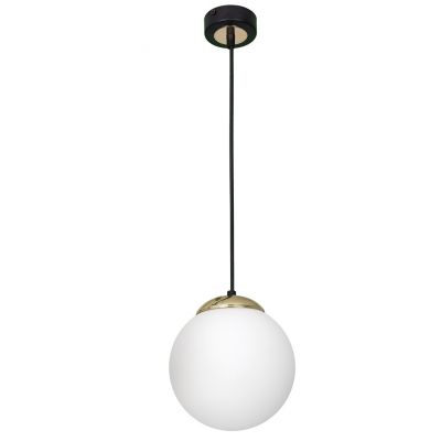 MILAGRO Lampa wisząca SPARTA BLACK / GOLD 1xE27 (MLP6495)
