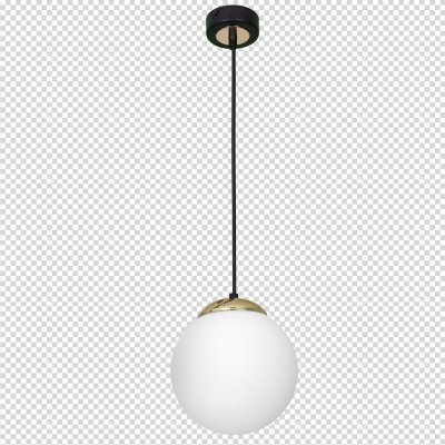 MILAGRO Lampa wisząca SPARTA BLACK / GOLD 1xE27 (MLP6495)