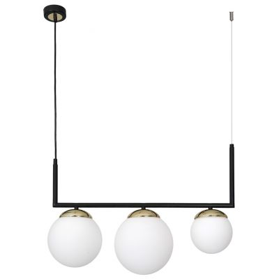 MILAGRO Lampa wisząca SPARTA BLACK / GOLD 3xE14 (MLP6498)