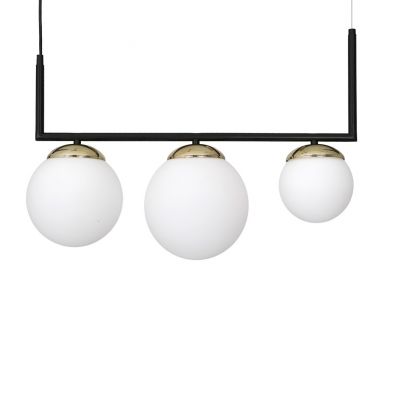 MILAGRO Lampa wisząca SPARTA BLACK / GOLD 3xE14 (MLP6498)
