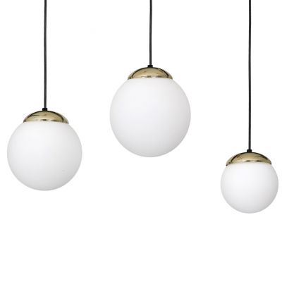 MILAGRO Lampa wisząca SPARTA BLACK / GOLD 3xE14 (MLP6500)