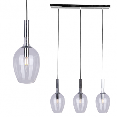 Milagro lampa wisząca Tango Clear 3xE14 chrom ML6164 (ML6164)