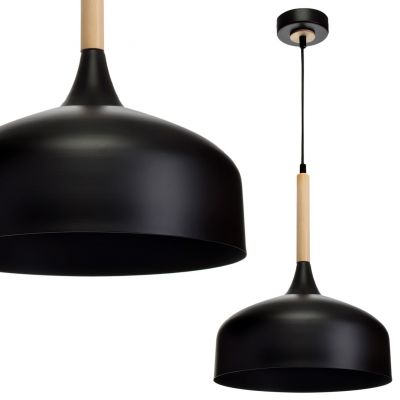 MILAGRO Lampa wisząca TAYLOR BLACK 1xE27 60W (MLP6218)