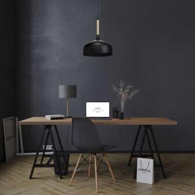 MILAGRO Lampa wisząca TAYLOR BLACK 1xE27 60W (MLP6218)