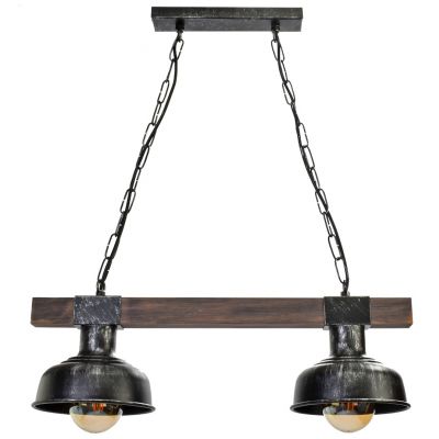 Milagro lampa wisząca Faro 2xE27 czarna MLP6242 (MLP6242)