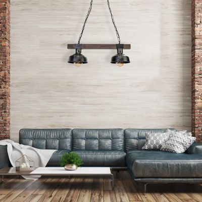 Milagro lampa wisząca Faro 2xE27 czarna MLP6242 (MLP6242)