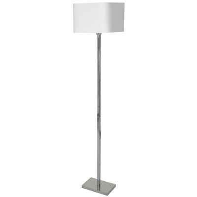 Milagro lampa podłogowa Napoli E27 biały/chrom 150cm ML6364 (ML6364)