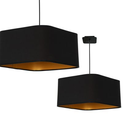 Milagro lampa wisząca Napoli E27 czarno/złota ML6368 (ML6368)