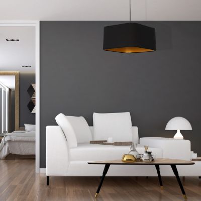 Milagro lampa wisząca Napoli E27 czarno/złota ML6368 (ML6368)
