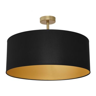 MILAGRO Lampa sufitowa BEN BLACK/GOLD 3xE27 (MLP7021)