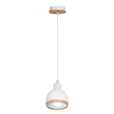 Milagro lampa wisząca Oval E27 biała MLP7043 (MLP7043)