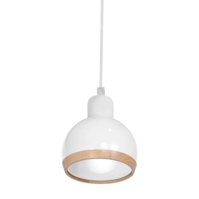 Milagro lampa wisząca Oval E27 biała MLP7043 (MLP7043)