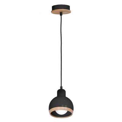 Milagro lampa wisząca Oval E27 czarna MLP7045 (MLP7045)
