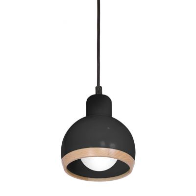 Milagro lampa wisząca Oval E27 czarna MLP7045 (MLP7045)