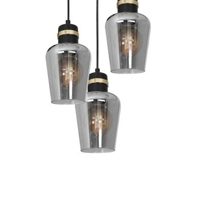 Milagro lampa wisząca Richmond 3xE27 czarno/złota MLP6541 (MLP6541)