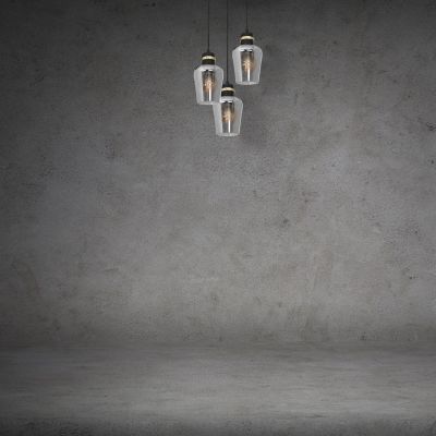 Milagro lampa wisząca Richmond 3xE27 czarno/złota MLP6541 (MLP6541)
