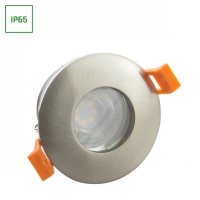 Oprawa punktowa Fiale IV GU10 250V IP65 fi84x52mm srebrny okrągła  SLIP001006 Spectrum Led (SLIP001006)