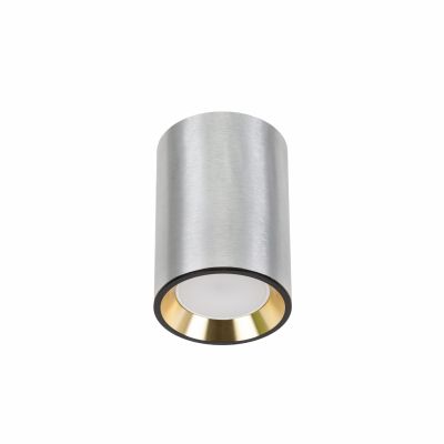 Oprawa natynkowa CHLOE MINI GU10 250V IP20 70x100mm srebrny środek złoty okrągła  SLIP005014 Spectrum Led (SLIP005014)