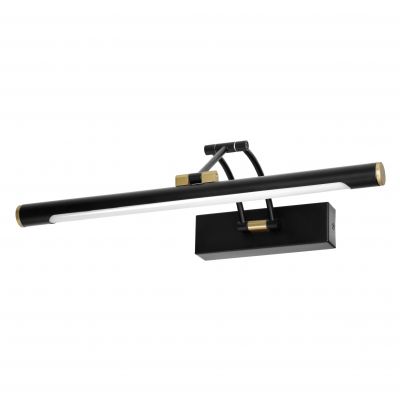 Kinkiet lampa nad lustro RICO LED 7W 770lm 4000K IP44 dł. 40 cm czarna ORNO (AD-OM-6518L4/B)
