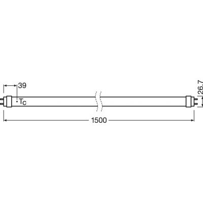 SubstiTUBE T8 Value 1,5m 20W 865 EM LEDVANCE (4058075611771)