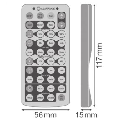 HIGH BAY SENSOR REMOTE CONTROL 93W – 190W LEDVANCE (4058075611436)