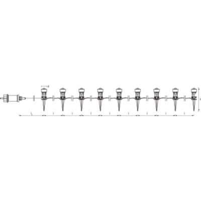 Dekoracyjne punkty świetlne LED 6W 3000K ciepła ENDURA GARDEN 9 Dot 4058075478411 LEDVANCE (4058075478411)
