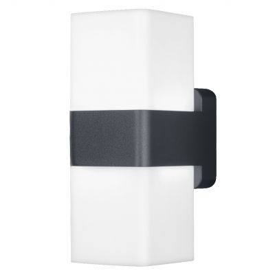 Kinkiet ogrodowy LED INTELIGENTNY 13,5W RGB+W Ciemny szary SMART+ WiFi CUBE 4058075478077 LEDVANCE (4058075478077)