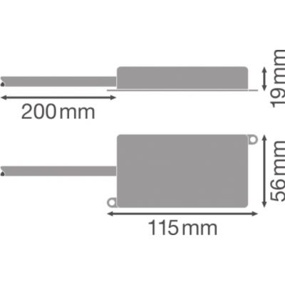 CONNECTOR BOX 5POLE L N PE D+ D- 4X LEDVANCE (4058075473034)