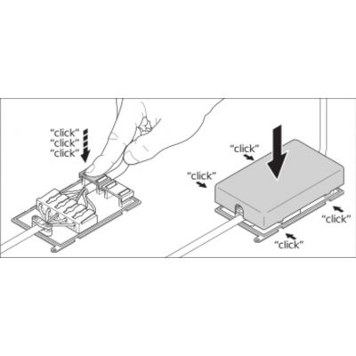 CONNECTOR BOX 5POLE L N PE D+ D- 4X LEDVANCE (4058075473034)