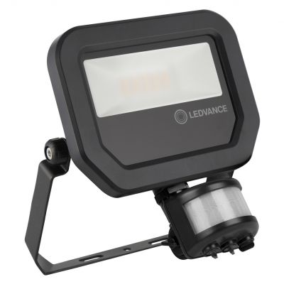 Naświetlacz LED 10W 1100lm 3000K IP65 Czarny z czujnikiem ruchu i zmierzchu Floodlight 4058075460836 LEDVANCE (4058075460836)