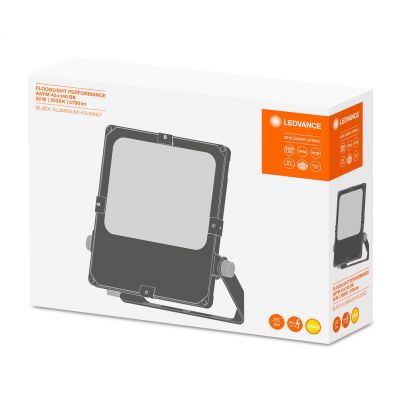 Naświetlacz LED FL PFM ASYM 45x140 50W 3000K BK 5700lm IP66 czarny 4058075353619 LEDVANCE (4058075353619)
