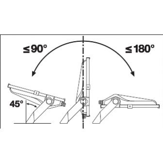 Naświetlacz LED FL PFM ASYM 45x140 50W 3000K BK 5700lm IP66 czarny 4058075353619 LEDVANCE (4058075353619)