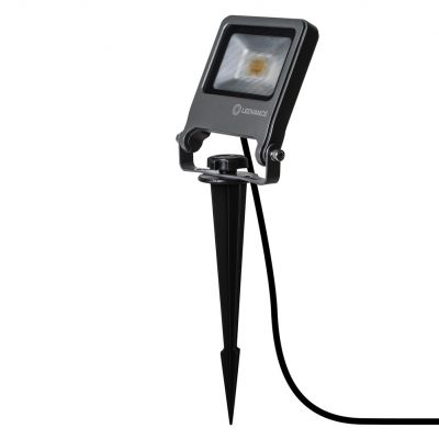 Naświetlacz LED 10W 800lm 3000K Ciepła IP65 Szary GARDEN Flood Endura Wbijany 4058075206847 LEDVANCE (4058075206847)