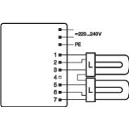 Statecznik elektroniczny (SE) do świetlówek jednotrzonkowych QT-M 2x26-42/220-240 4008321110022 LEDVANCE (4008321110022)