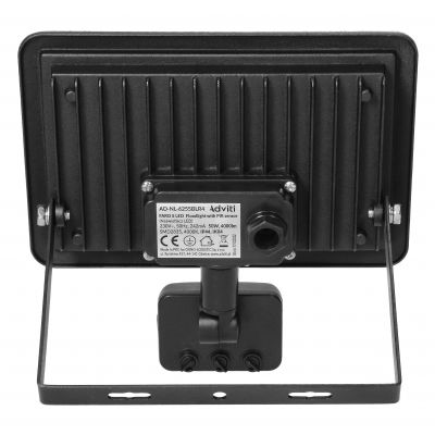 FARO S LED 50W naświetlacz z PIR 4000lm, IP44, 4000K, aluminium + szkło AD-NL-6255BLR4 ORNO (AD-NL-6255BLR4)