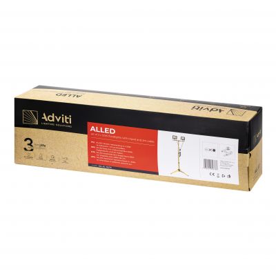 Zestaw naświetlaczy ALLED 2 x 50W + statyw + przewód AD-NL-6276 ORNO (AD-NL-6276)