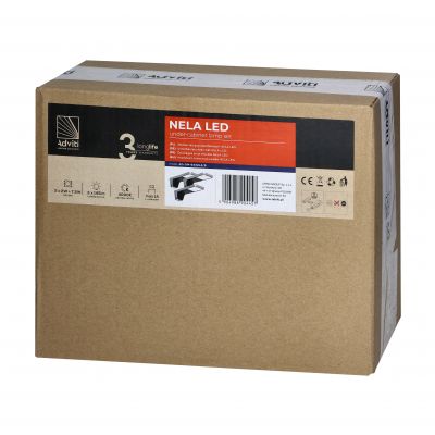 NELA zestaw 3 lampek podszafkowych LED, 2x2W + 7,5W, 4000K, z USB, czarny AD-OM-6332L4/B ORNO (AD-OM-6332L4/B)