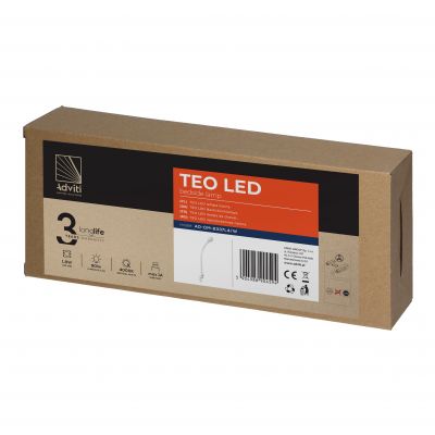 TEO lampka nocna LED 7,5W, 90 lm, 4000K, z USB, biała AD-OM-6337L4/W ORNO (AD-OM-6337L4/W)