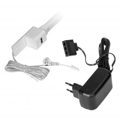 TEO lampka nocna LED 7,5W, 90 lm, 4000K, z USB, biała AD-OM-6337L4/W ORNO (AD-OM-6337L4/W)