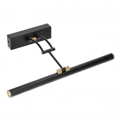 Kinkiet lampa nad lustro RICO LED 7W 770lm 4000K IP44 dł. 40 cm czarna ORNO (AD-OM-6518L4/B)