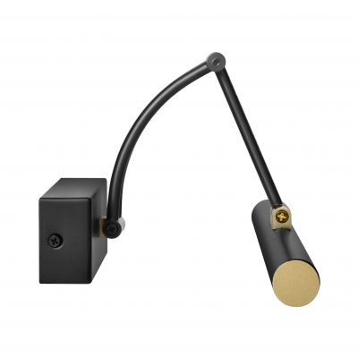 Kinkiet lampa nad lustro RICO LED 7W 770lm 4000K IP44 dł. 40 cm czarna ORNO (AD-OM-6518L4/B)