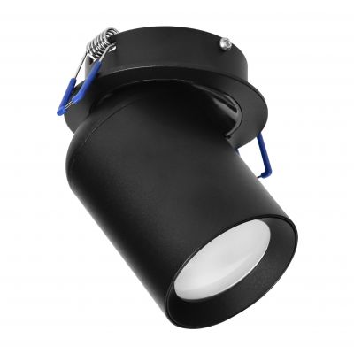 Oprawa ścienno-sufitowa MALTA SP 1 podtynkowa GU10 max. 12W IP20 czarna ORNO (AD-OP-6478BGU10)