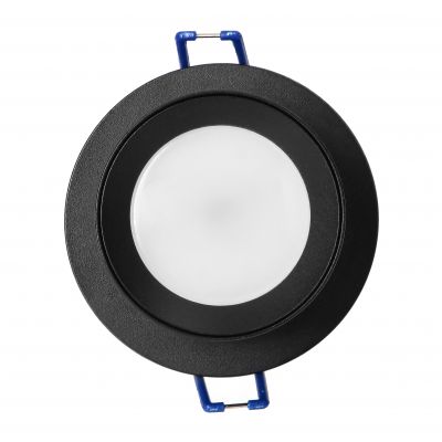 Oprawa ścienno-sufitowa MALTA SP 1 podtynkowa GU10 max. 12W IP20 czarna ORNO (AD-OP-6478BGU10)
