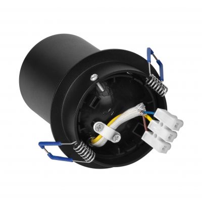 Oprawa ścienno-sufitowa MALTA SP 1 podtynkowa GU10 max. 12W IP20 czarna ORNO (AD-OP-6478BGU10)