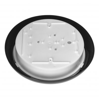 KOKO oprawa LED 12W z mikrofalowym czujnikiem ruchu, 3000K, 1100lm, czarna-polipropylen, klosz matow AD-PL-6257BLPMM3 ORNO (AD-PL-6257BLPMM3)
