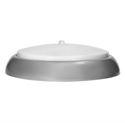 KOKO oprawa LED 12W z czujnikiem ruchu PIR, 4000K, 1200lm, srebrna-polipropylen, klosz matowy-poliwę AD-PL-6257GLPMR4 ORNO (AD-PL-6257GLPMR4)
