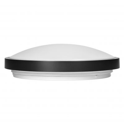 Lampa sufitowa SELENE plafon 2xE27 2x60W klosz matowy IP54 czarny ORNO (CL/2XE27-10/B)