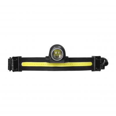 Latarka czołowa LED COB + CREE z akumulatorem 1200 mAh LT-9 ORNO (LT-9)